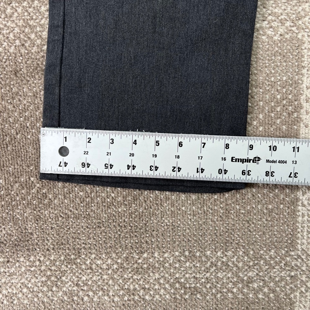 Old Navy High Rise Pixie Flare Pants Womens 14 Dark Heather Grey Stretch Trouser - Picture 8 of 9